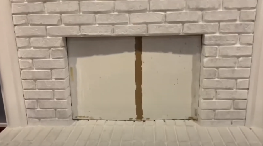 is painting a brick fireplace a good idea 