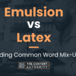 Emulsion Paint vs Latex Paint