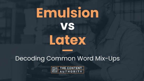 Emulsion Paint vs Latex Paint