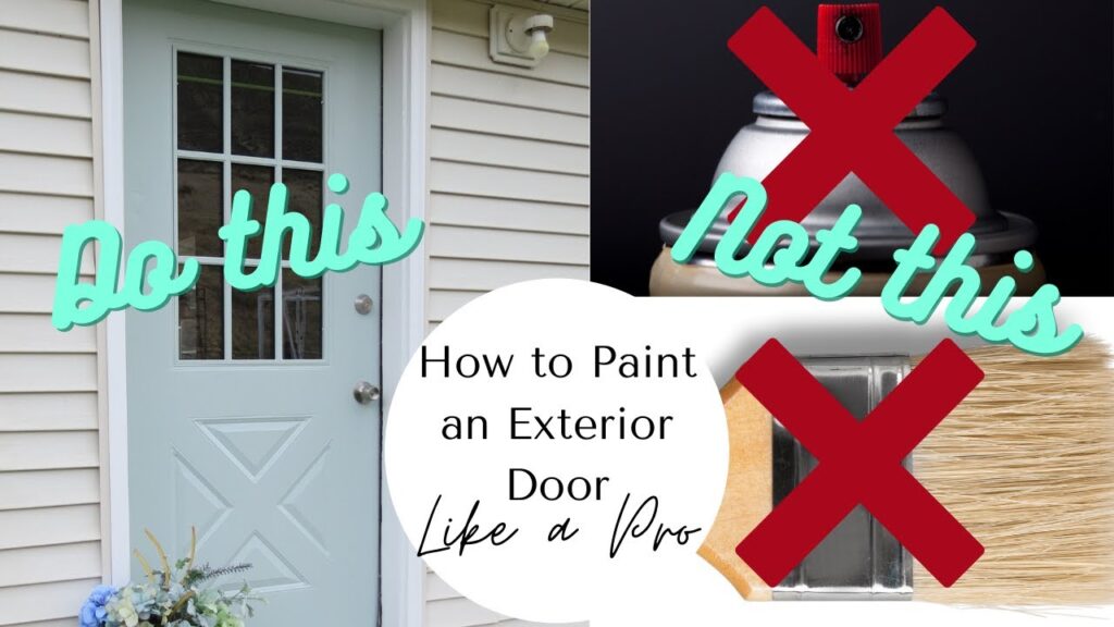 How to Paint a Metal Front Door Without Removing It
