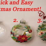 How to Paint Christmas Balls